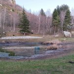 Lago della Madonna di Alto quasi completamente svuotato - Foto di Archivio APAM